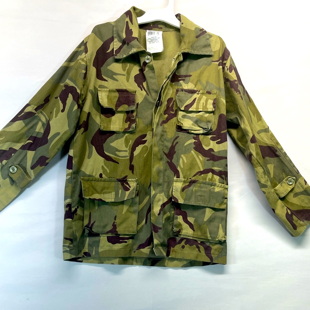 Vintage 2010 Collections Camouflage Military Jacket‎ Play Army Green Youth 8-10